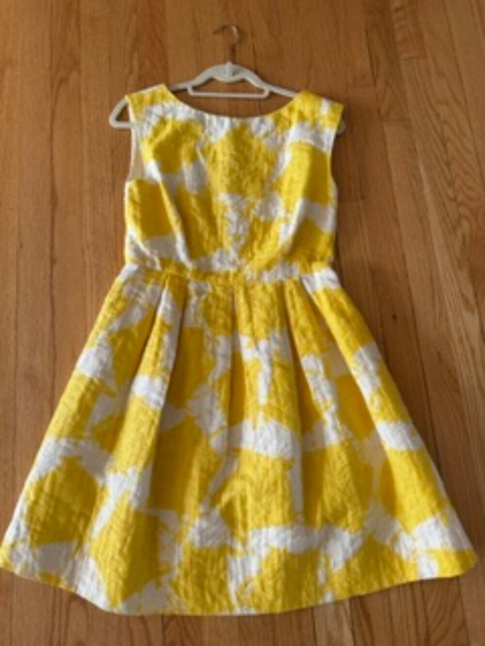Shoshanna yellow mini dress, size 8